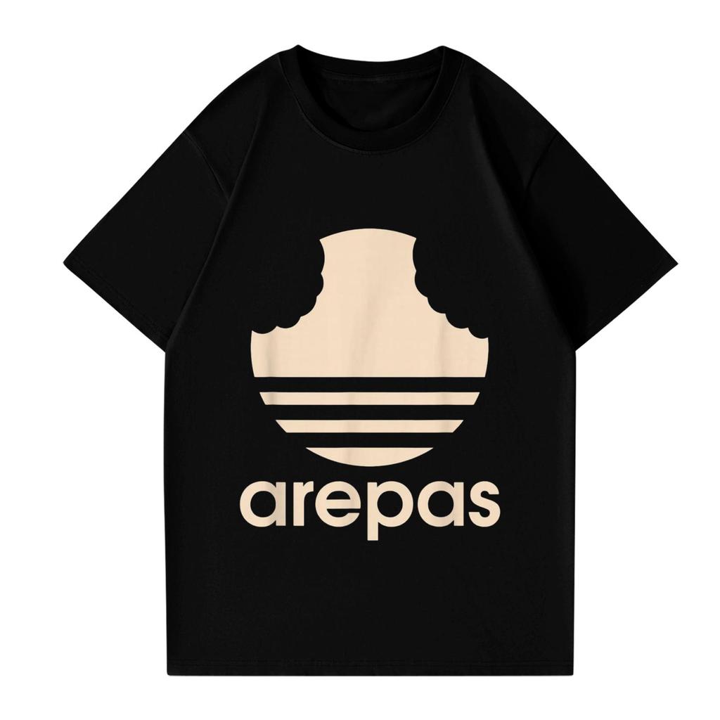 Women's And Men's Fashionable Round Neck Casual Print Short Sleeved T-shirt Top