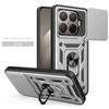 For Xiaomi 15T Pro 5G Case Magnetic Holder Ring Armor Shockproof Cases for Mi 15T 15 T 15TPro Slide Lens Protector Cover