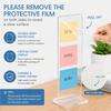 Detachable Transparent Acrylic Memo Board Desktop Screen Holder Office Adhesive Message Display Stand Study Working Daily Use