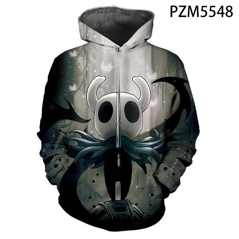 

Толстовка с 3D принтом игры Hollow Knight для мужчин и женщин, модный повседневный пуловер, мужские уличные толстовки больших размеров M