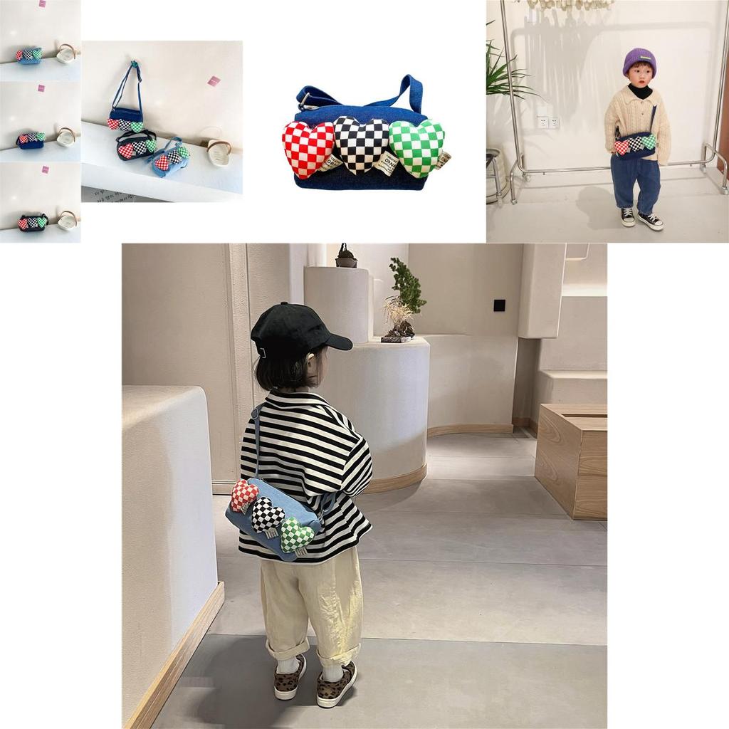 Fashionable Baby Coin Purse Trendy Children Crossbody Bag Cute Denim Accessory For Kids