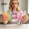 Tactile Fidget Toy Clear Bottle Squeeze Toy Stress Relief Water Sensory Portable Reliever Calming Hand for Office School Home Relaxing Desktop