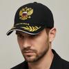 Russian Eagle Emblem Embroidered Baseball Cap Distressed Cotton Peaked Cap Hip Hop Adjustable Streetwear Sunscreen Hats
