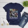 Kpop Demon Hunters T-Shirt Huntrix Girl Band T Shirt Women Short Sleeve Graphic T Shirts Kpop Streetwear Tops Huntrix Fan Gift