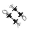 2 Pack Band Pegs for Power Rack, Power Rack Attachments for Resistance Bands, Eye Bolt Swing Basket