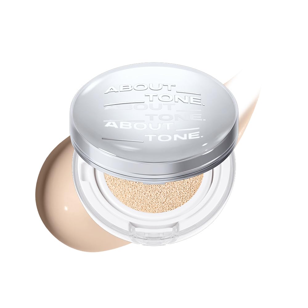 

ABOUT TONE Skin Layer Fit Cushion #23 Natural 13g Foundation, Semi-Matte, High-Fidelity Coverage, Suitable for Cool and Warm Skin Tones