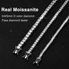 D VVS1 Moissanite Tennis Bracelet Original S925 Sterling Silver Plated 18k White Gold With Bracelets For Women Man