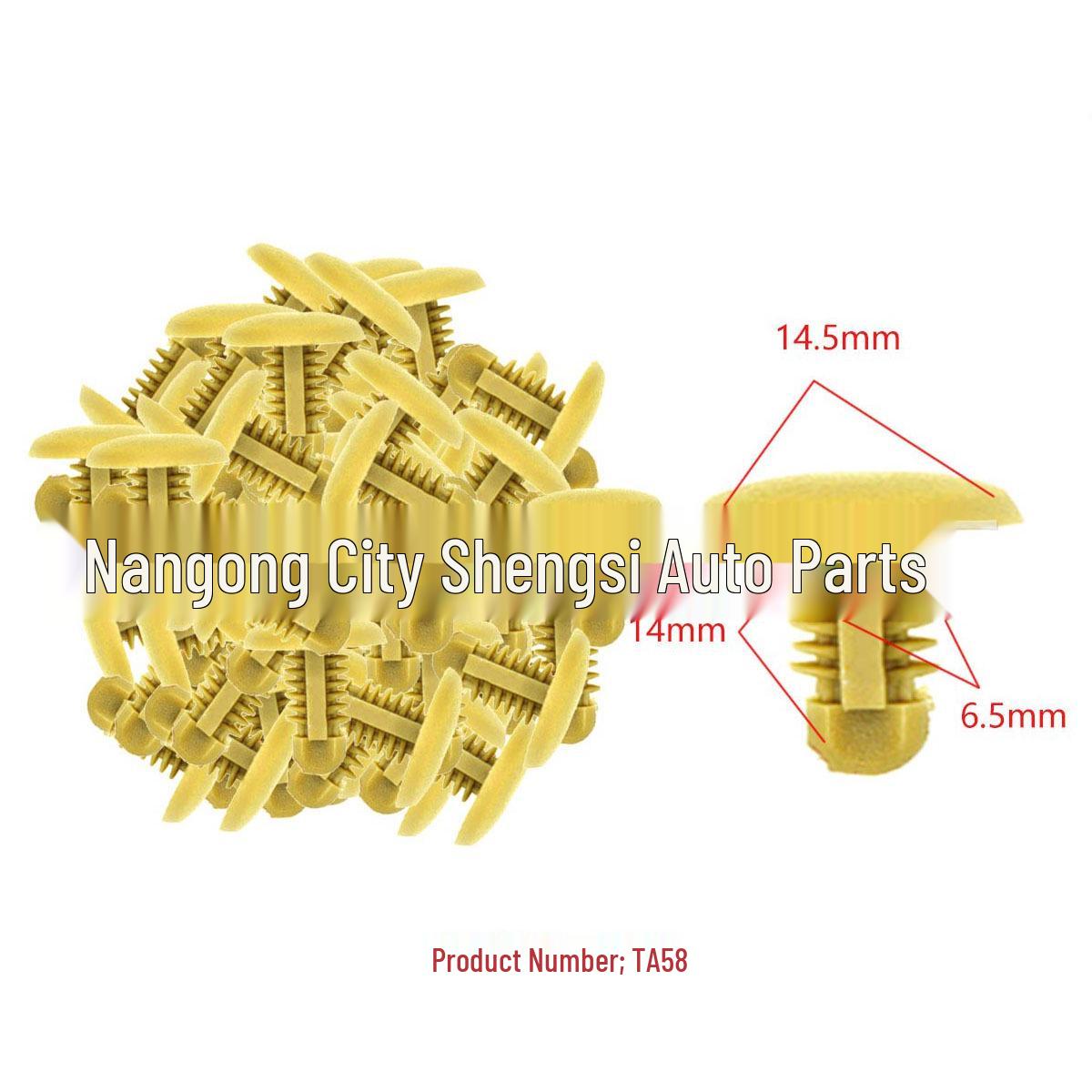 

Car Roof Trim Panel Clip for Toyota, Ford Focus, Mondeo - Nylon Buckle Lining Fixing Accessory 10000 pcs