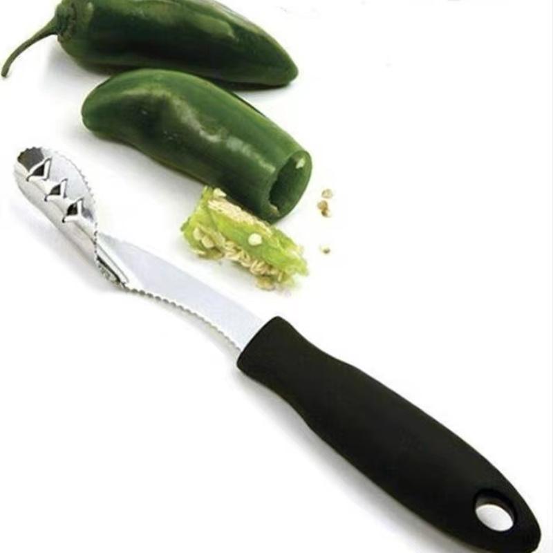 Kráječ papriky na jádřinec Domácí Tygr kůže Zelená paprika Semínka Kráječ zeleniny Odstraňovač jádřince rajčete Nástroj na odstraňování semínek
