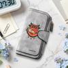 Gothic Print Long Wallet Forever Fashion Card Holder Vintage Portable Purse