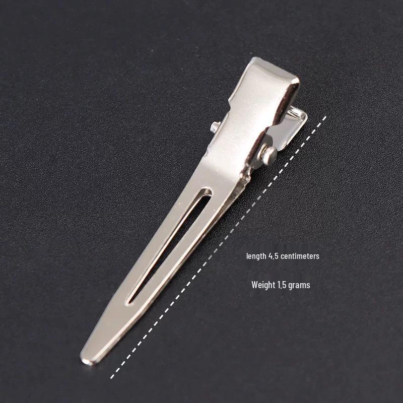Pointed Tip Hair Styling Clip - Metal, Volumizing, Electroplated
