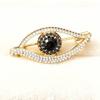 Decoration Devil Eye Brooch Pin Hollow Out Banquet Clothes Pin Rhinestone Eye Brooches  Decoration