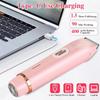 2in1 Electric Razors for Women Bikini Trimmer Facial Mustache Shavers for Ladies Body Underarms Legs Portable Painless Epilator