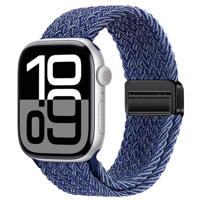 Nylon Strap for Apple Watch 10 46mm 42mm/Ultra 2 49mm 9 8 7 Breathable Watchband iwatch Series 6 5 4 SE 44mm 40mm 45mm 41mm Band