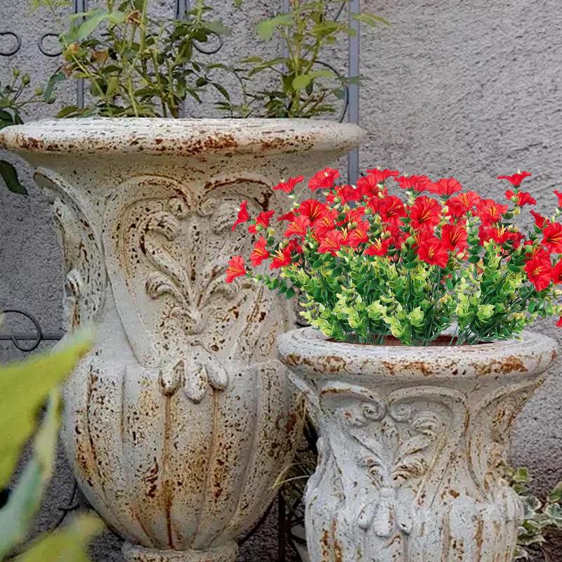 Fake Flowers Realistic Faux Plants UV Resistant Exquisite Home Decor Spring Decoration For Wedding Easter Hotel Studio