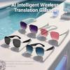 SACOSDING New Fashion Smart Glasses Anti-UV AI Voice Intelligent Translation Music Headphones Bluetooth Call Outdoor Sport Sunglasses