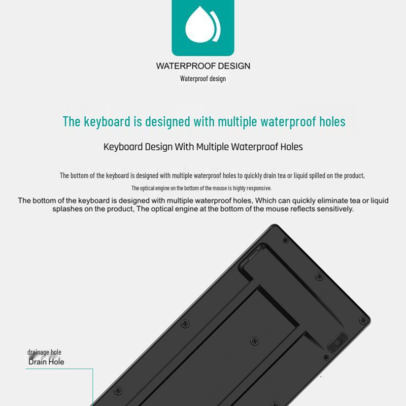 Wireless Mouse & Keyboard Set - Free Shipping, Perfect for Home, Office & TV Use