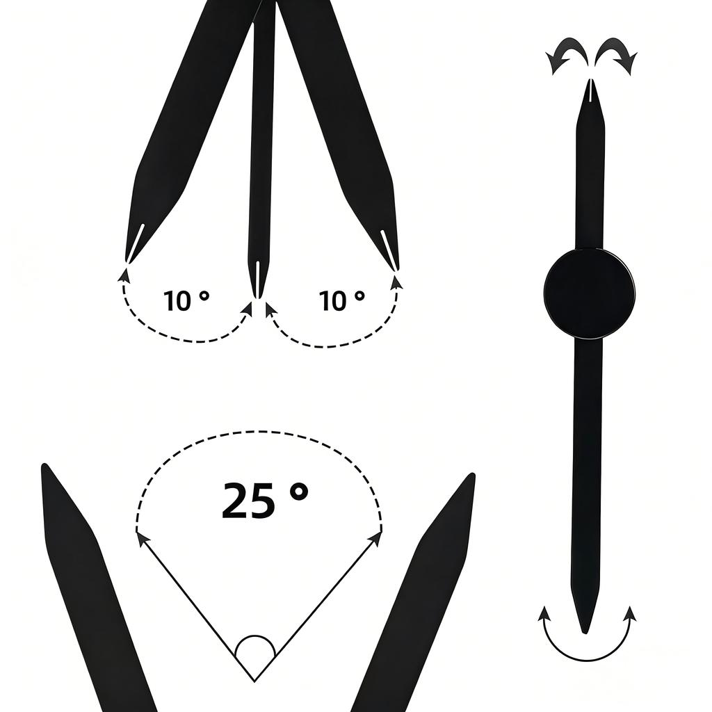 Golden Ratio Eyebrow Compass Microblading Positioning Ruler Precision Measurement Tool Permanent Makeup Brow Design Accessory