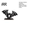 Stable Wooden Candle Holder Halloween Bat Ornament, Solid Wood Tea Holder, Home Decorations Spooky Decoration, for Desktop Electronic Candles