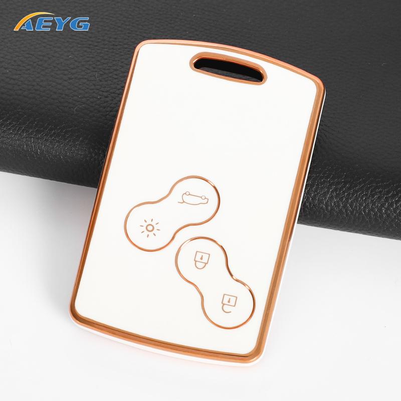 Soft Tpu Car Key Case Cover Shell Fob For Renault Duster Captur Clio Logan Megane Koleos Scenic Nema Fluence Zoe Accessories Bag