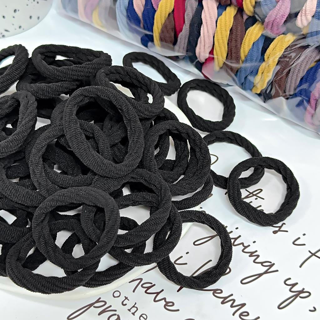 50 Teile/satz Bunte Nahtlose Elastische Haar Bands Für Frauen Mädchen Pongtail Halter Haar Krawatte Gummiband Haarband Haar Zubehör