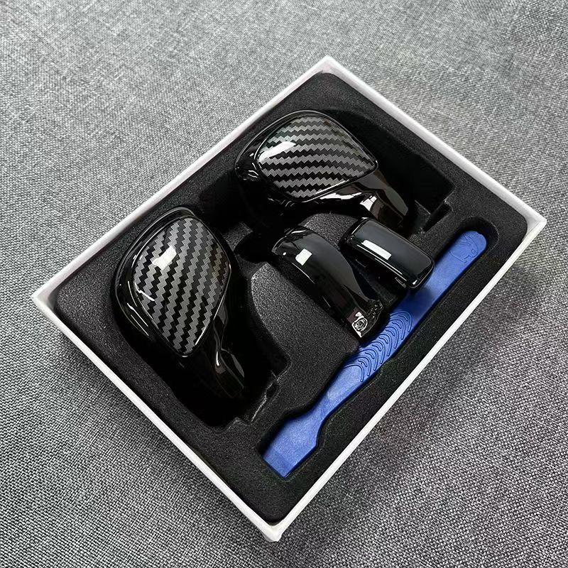 Kohlefaser Auto Gangschaltungshebel Ersatz DSG für vw volkswagen Scirocco 2009 2010 2011 2012 2013 2014 2015 2016 Abdeckungs-Kits