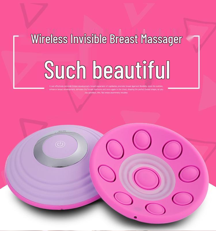 Wireless Microcurrent Breast Enhancer & Massager with Remote Control