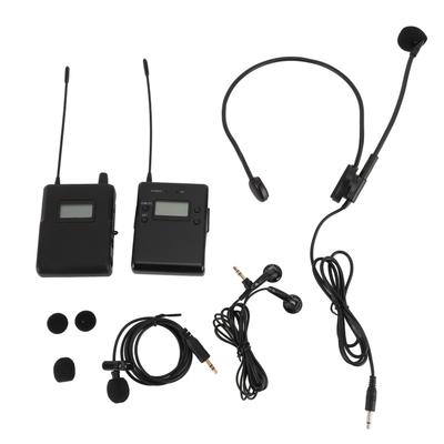 Sistema de Guia Turístico Sem Fio 570‑590MHz 1 Transmissor 1 Receptor Interpretação Simultânea