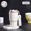 Stainless Steel 316 Double-Drink Insulated Travel Coffee Cup With Straw Lid Portable Mini Thermos Office Outdoor