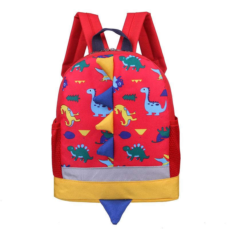 2020 New Dinosaur Children's Schoolbag Cross-border Kindergarten Baby Backpack Anti-lost