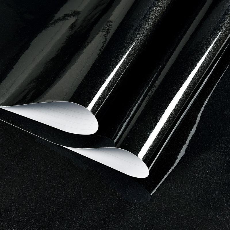 Kitchen Oil-proof Wallpapers Cabinet Desktop Wardrobe Renovation Wall Shiny Self-adhesive Furniture Decor Glossy Contact Films