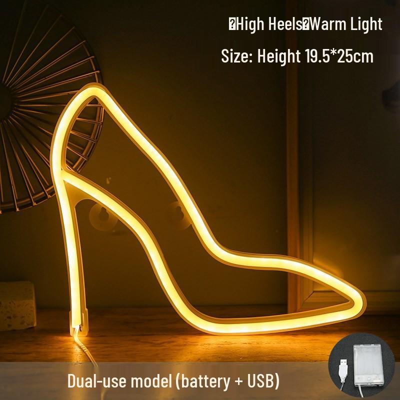 Trendy LED Neon Night Light Sign for Wall Décor