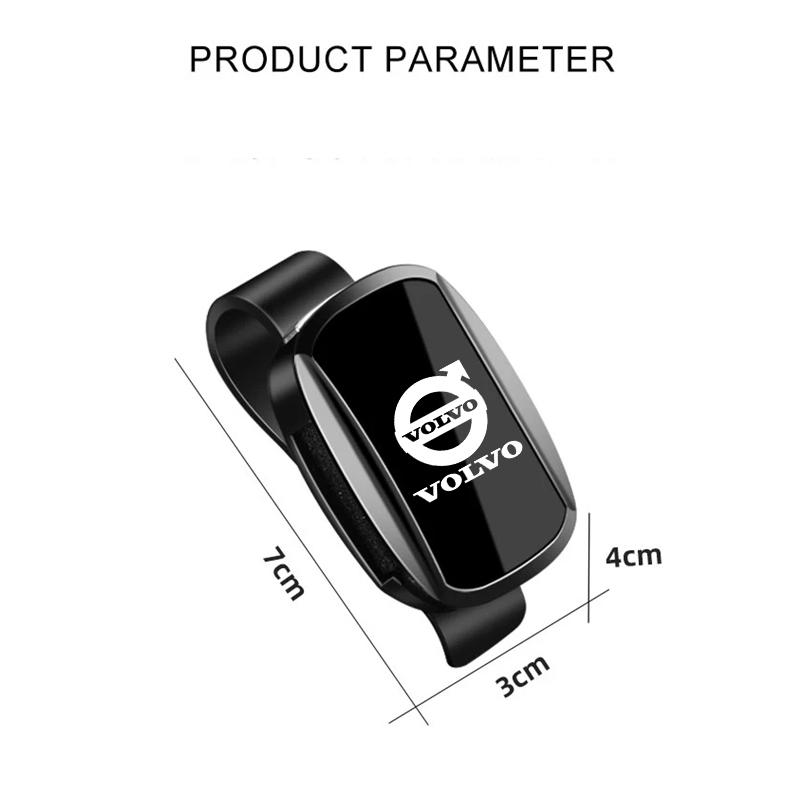 Car Interior Sun Visor Glasses Holder Sunglasses Clip Suitable for Volvo XC60 S90 XC90 S60 XC40 V60 V90 S40 Volvo C40 C70