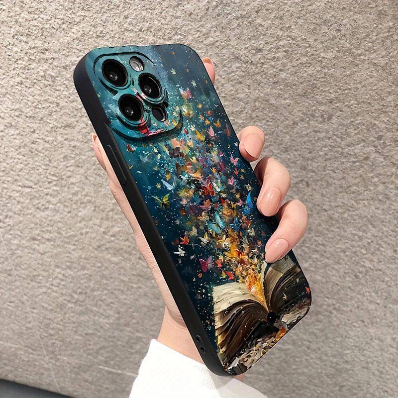 For Samsung A15 A35 A54 A55 5G Case Butterfly Cat Bookshelf Design Cover For Galaxy S25 S24 S23 S22 S21 S20 Plus Ultra FE Cover
