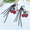 Anti-Lost Cherry Shaped Bag Pendant Girl Heart Tennis Racket Key Chain  Home Decor