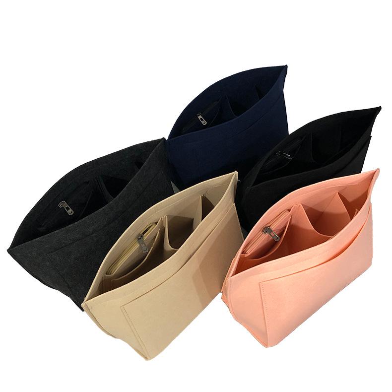 Velkokapacitní zakázková plstěná taška na make-up a toaletní potřeby