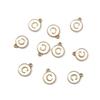 10Pcs Metal Enamel English Letters Charms Pendant For DIY Jewelry Making Necklace Bracelet Accessories