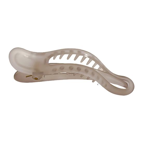 Hair Clips Apricot Flat Duck Bite Pin Rust-Resistant Reusable Large Side-Smooth Flat Clip Hair Accessories