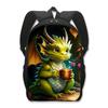 Fantasy Magic Dragon Print Backpack Cartoon Dragon Baby Student Schoolbags Women Men Laptop Rucksack Outdoor Travel Daypack