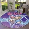 Re Zero Round Area Rug Carpet Rug For Living Room Bedroom Sofa Playroom Decor Nonslip Floor Mat