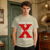 Generation X Gegründet 1979 Rotes X T-Shirt Strand Vintage T-Shirts Reine Baumwolle Beliebtes T-Shirt Für Unisex Lässige Oberteile