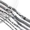 Bead, silvery