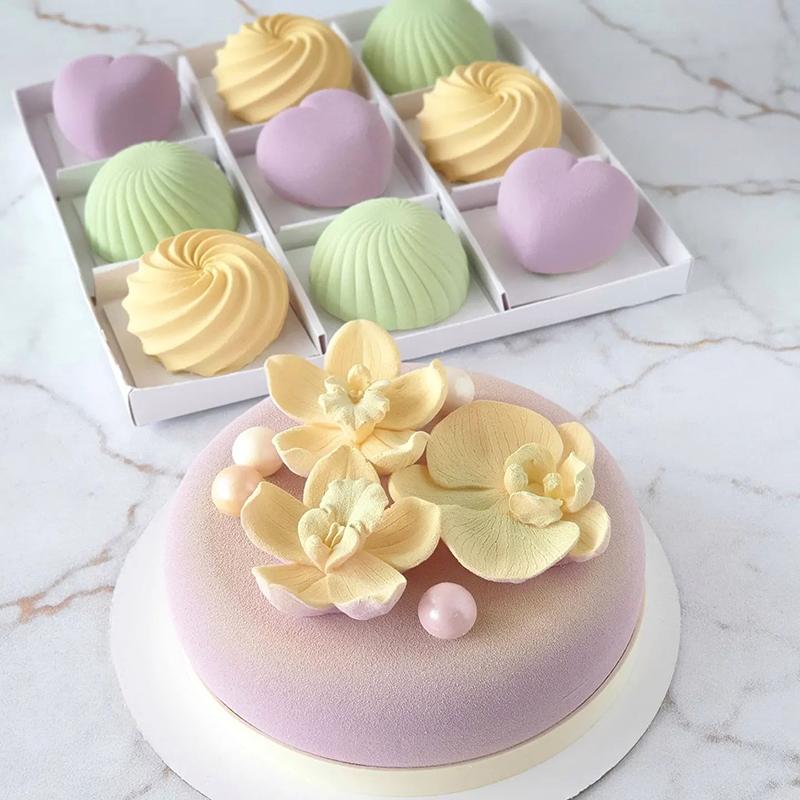 Silikonová forma ve tvaru orchideje motýlí DIY 3D forma na mýdlo, svíčku, dort, cupcake, fondán, želé, bonbóny, čokoládovou dekoraci, pečicí forma