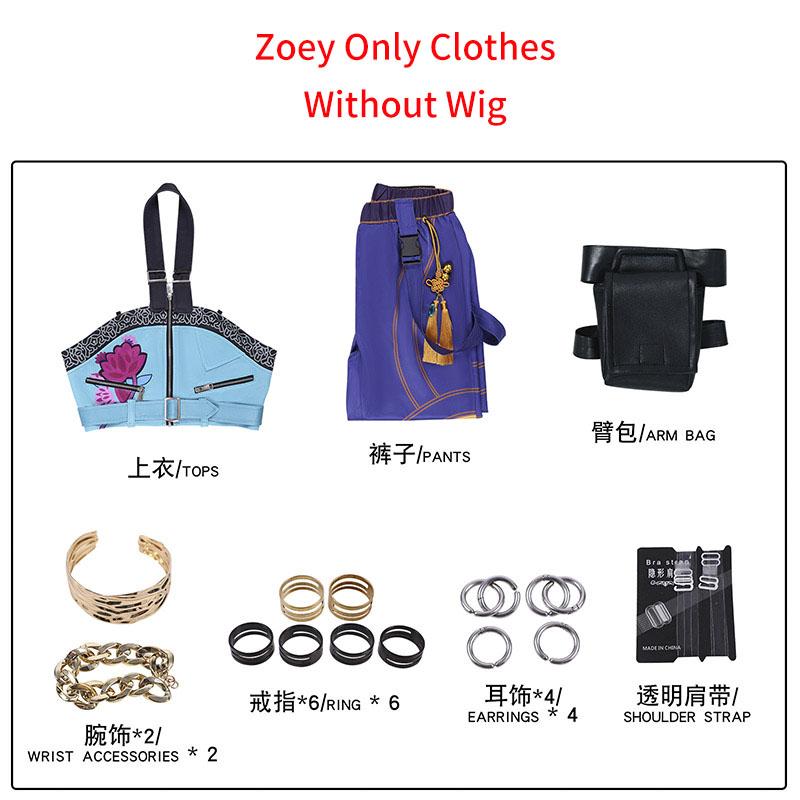 

Косплей костюм Зои Миры Руми, парик, охотники на демонов, ролевая игра, взрослые, дети, K-Pop вечеринка, карнавальные наряды, костюмы для Comic Con, костюмы на Хэллоуин 150cm