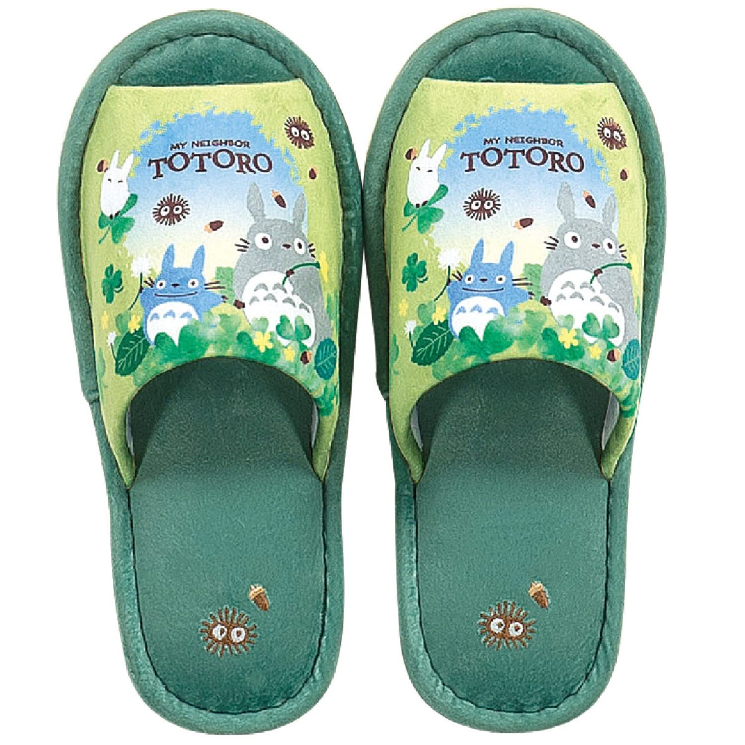 

Senko My Neighbor Totoro Blue Sky Acorn Slippers, Free Size, Green, Character, Washable, 64133