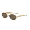 Oval Small Frame Sunglasses Women For Men  Vintage Sun Glasses Luxury Brand Designer Punk Popular Metal Shades Uv400