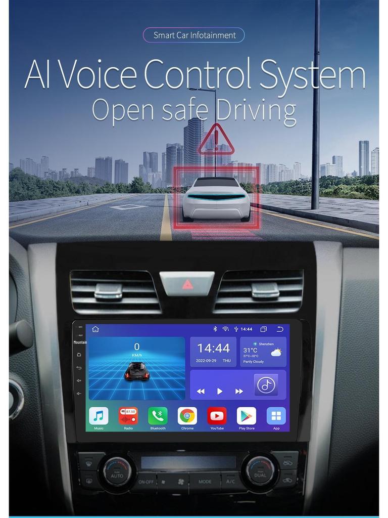 Nissan Teana 13-18 Android Large Screen Navigation with Bluetooth & Wireless CarPlay