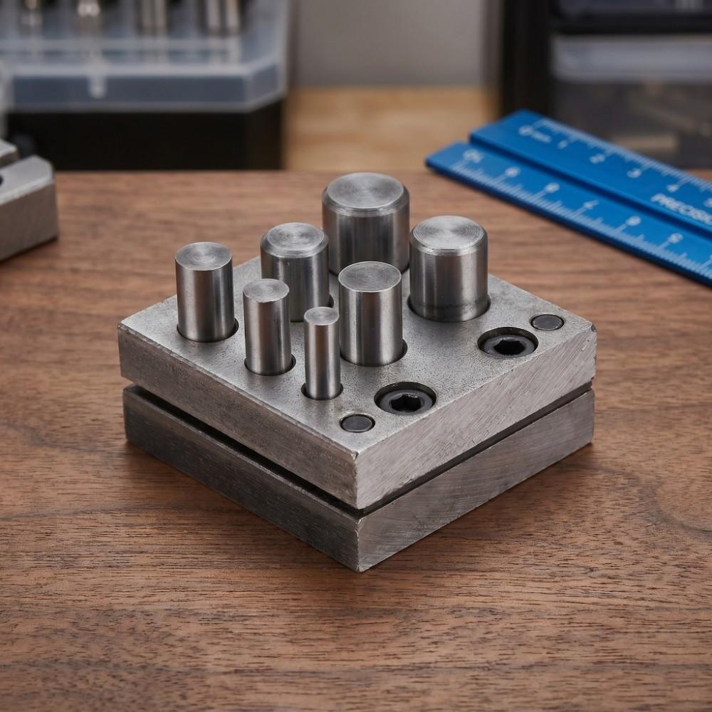 Round Hole Hole Puncher 7 Holes Punch Disc Jewelry Equipment Craft Tool Metal Processing