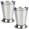 380ml Mint Julep Mug Stainless Steel Cocktail Mug Mixed Drinks Mug Martini Mojito Drink Bar Party Beer Mugs Julep Bar Wine Glass for Daily Use