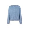 Women's Morandi Round Neck Cashmere Wool & Silk Blend Cardigan - Soft Brushed Knitwear